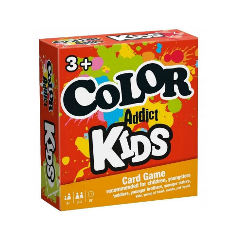 Joc de carti Color Addict Kids, pentru 2-4 jucatori cu varsta intre 3 si 12 ani